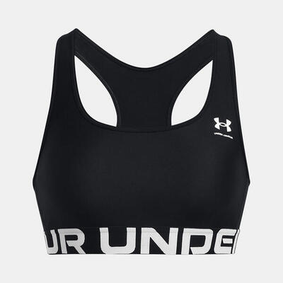 Reggiseno Under Armour HeatGear Armour Mid Black Donna