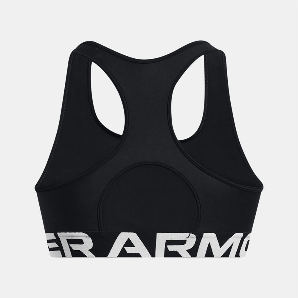 Brassière de sport Noir Under Armour HeatGear® Mid Branded Femme 2/7