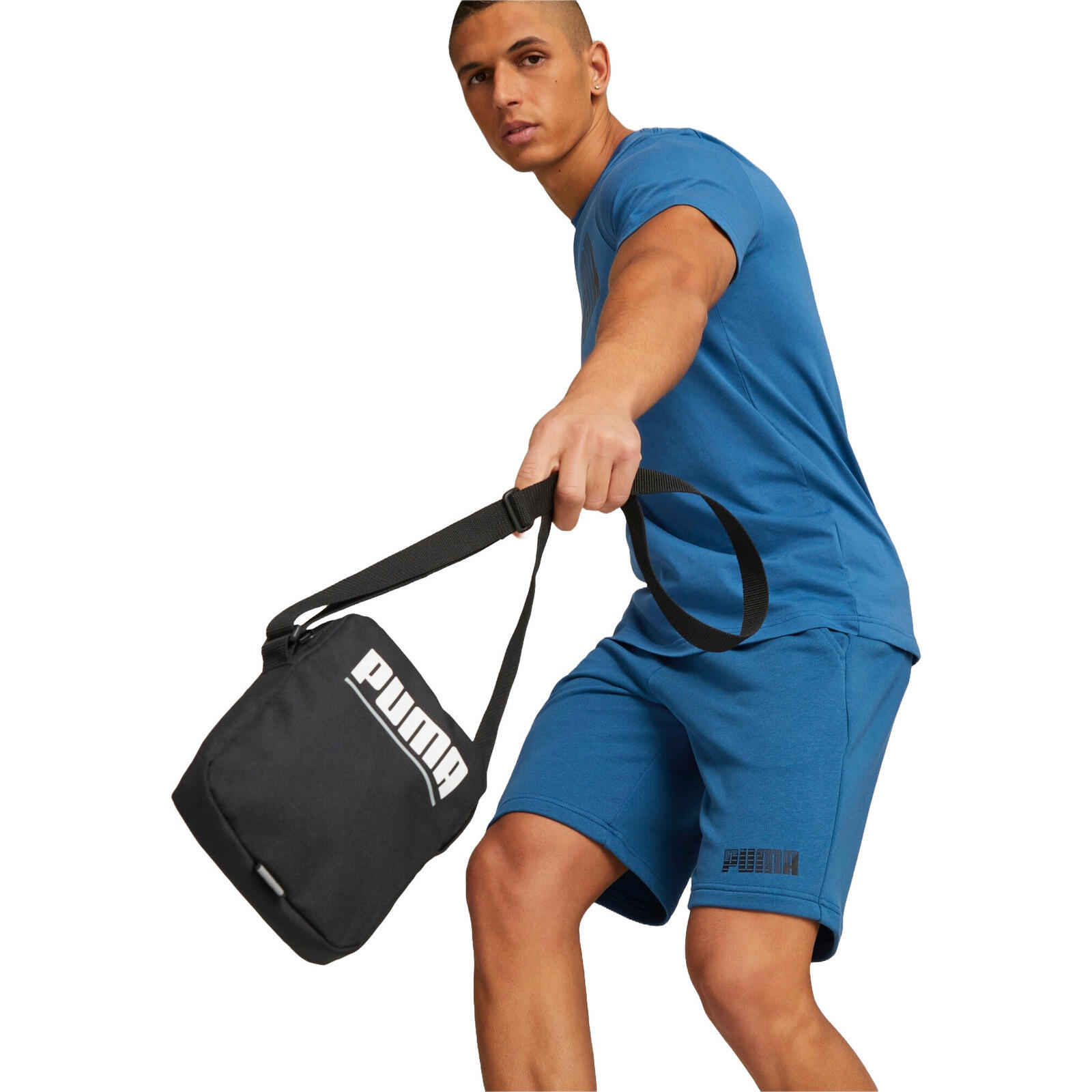 PUMA Bolsa Puma Plus Portable Pouch Bag, Negro, Unisexo
