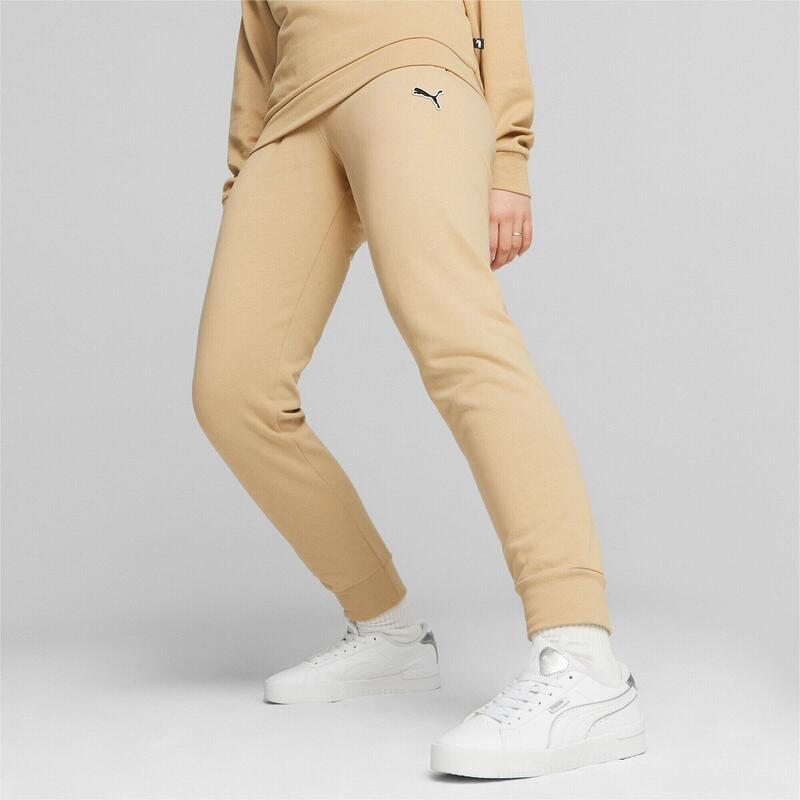 Pantaloni Puma Better Essentials Cl FL, Beige, Donne