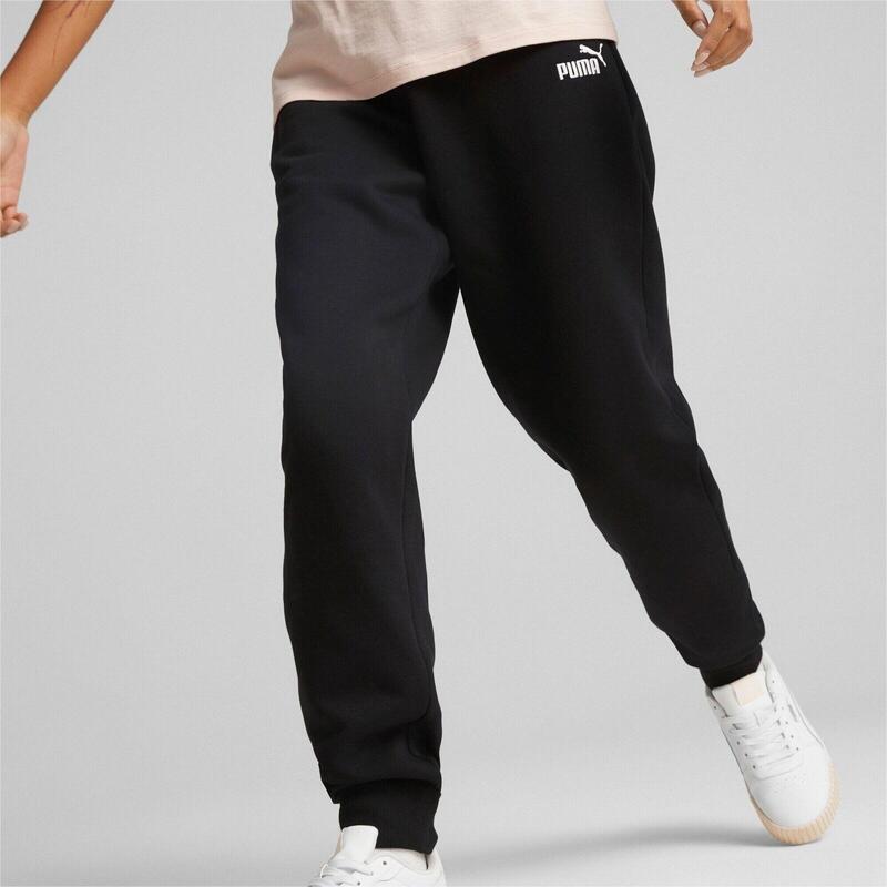 Nadrág Puma ESS Embroidery High-Waist Pants FL, Fekete, Nők