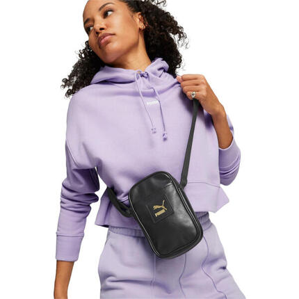 Bolsa Puma Classics LV8 PU Neck Pouch, Negro, Unisexo