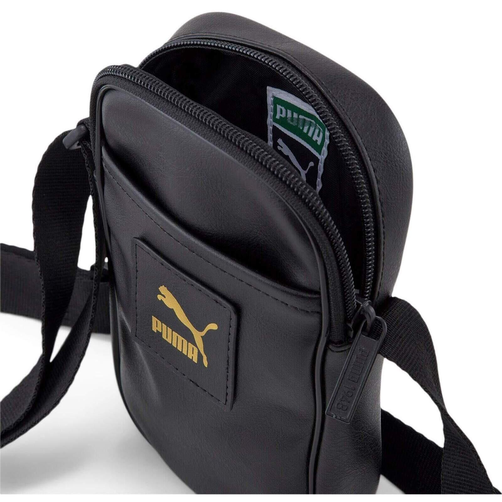 Bolsa Puma Classics LV8 PU Neck Pouch, Preto, Unissex 5/5