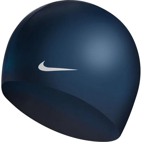 NIKE Swim solid silicone cap men's swimming