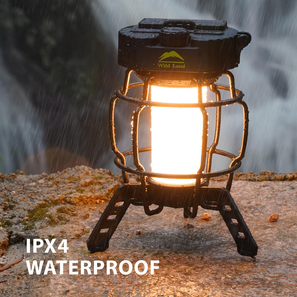 WILDLAND 5200mAh Camping Lantern Outdoor Hiking Light Rechargeable IPX4