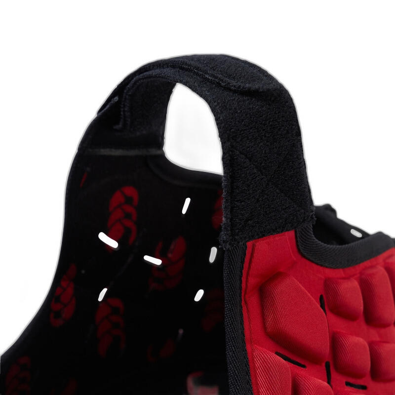 Casque de rugby Canterbury Raze pour adulte Rouge uni 4/5