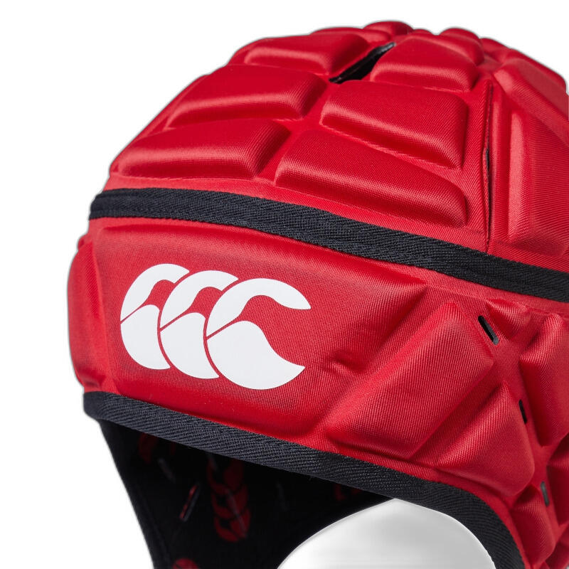Casque de rugby Canterbury Raze pour adulte Rouge uni 5/5
