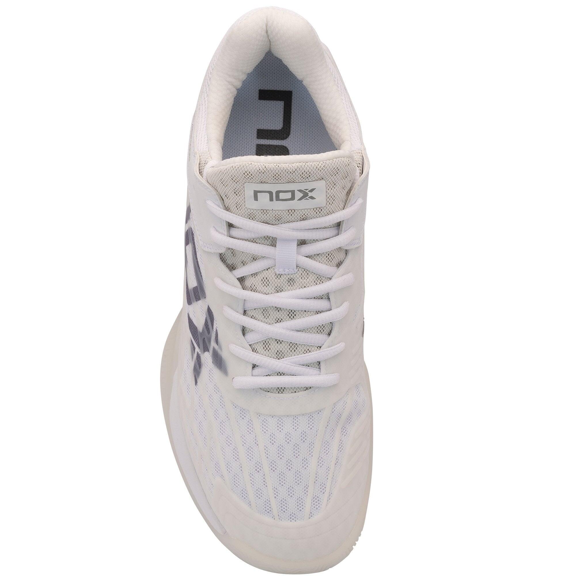 Zapatillas de pádel Nox AT10 LUX Blanco/Gris 3/5