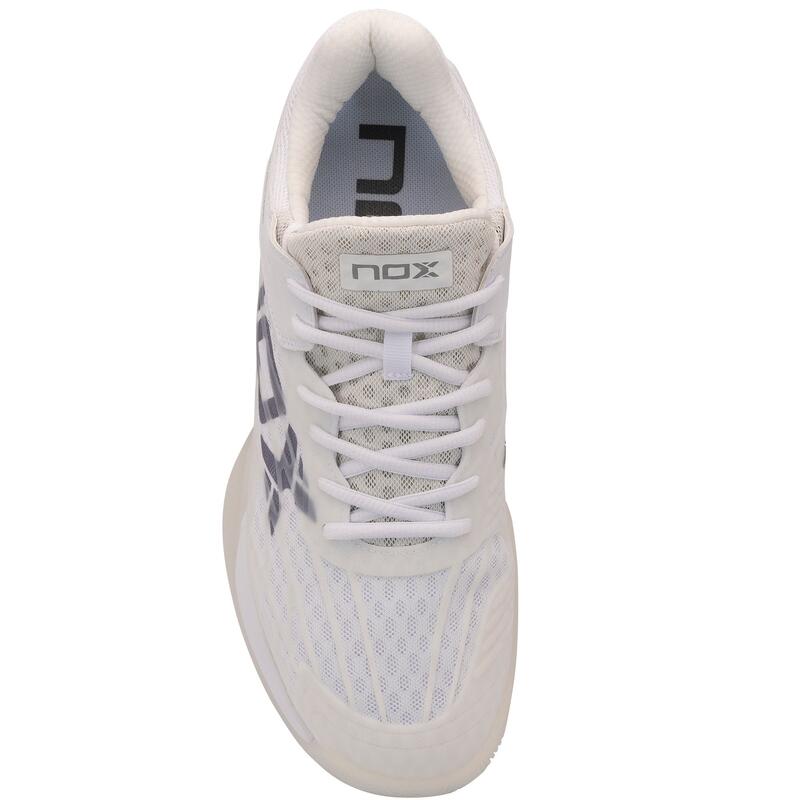 AT10 Chaussures de padel Blanc / Gris