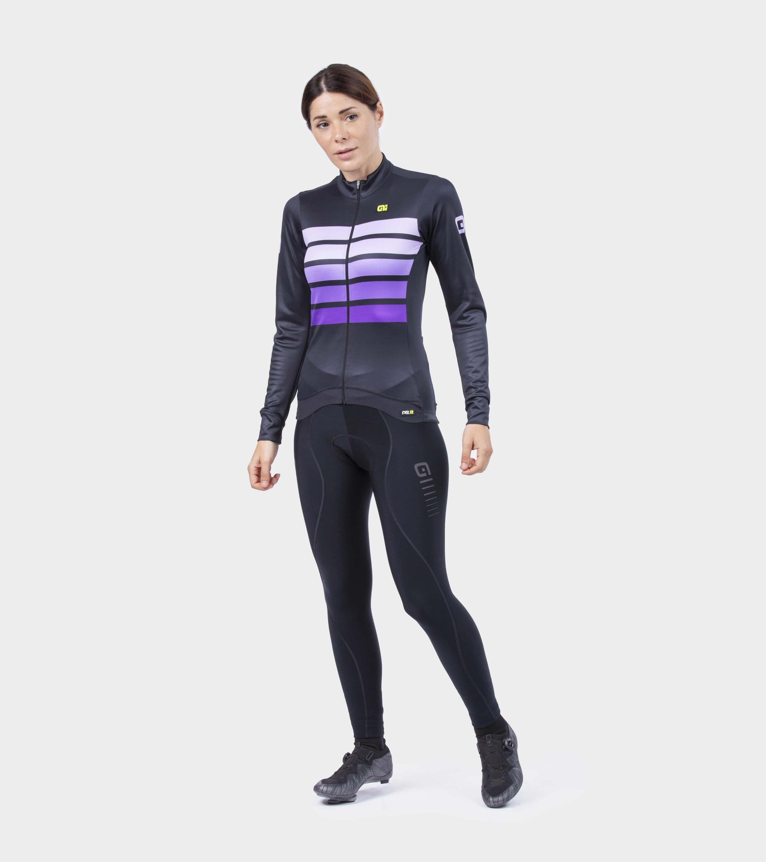 Radtrikot Damen - Graphics PR-R Sombra Lila 3/7