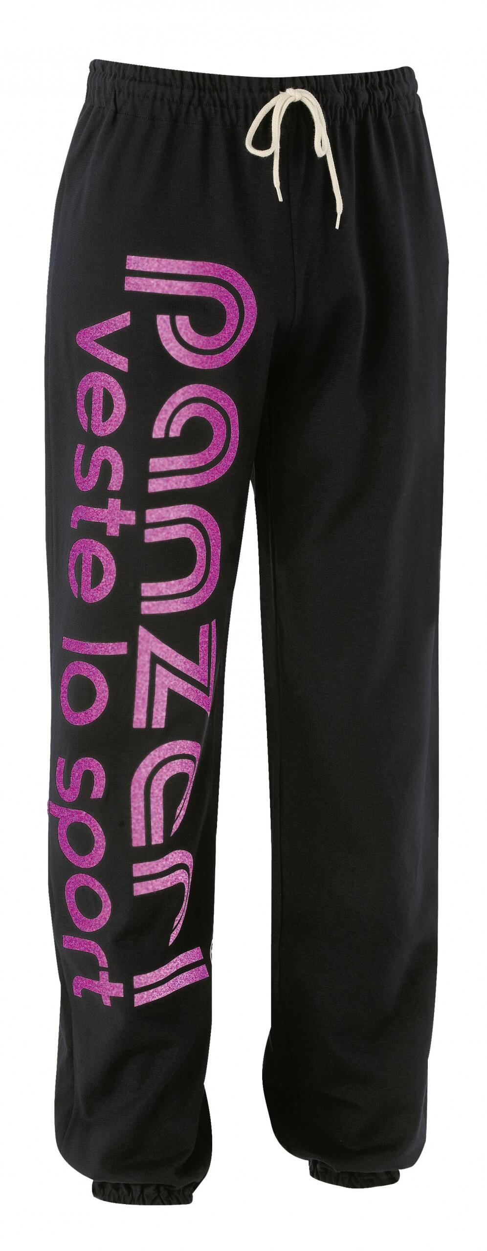 Pantalon Jogging Panzeri Uni H Noir Fuchsia nacré PANZERI