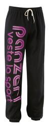 Pantalon Jogging Panzeri Uni H - Noir / Fuchsia nacré