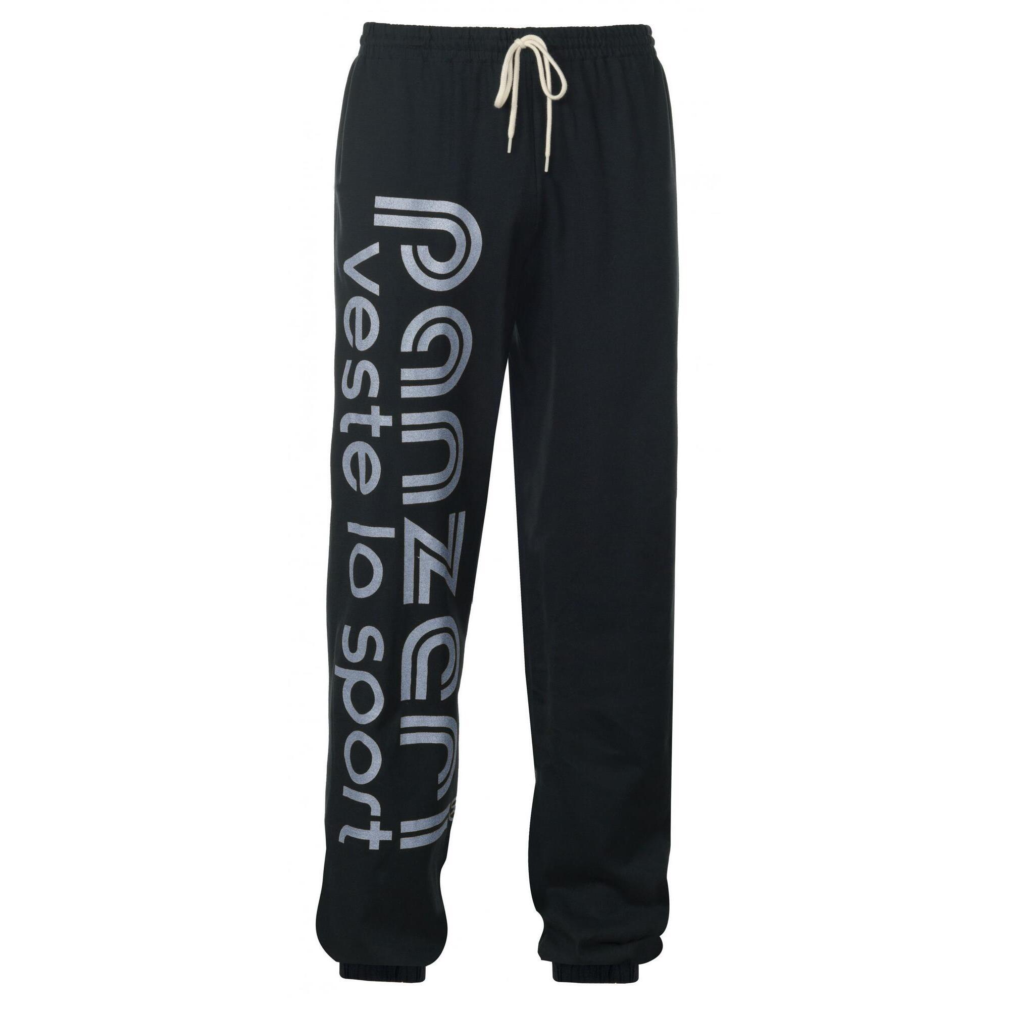 Panzeri - Pantalon Jogging Panzeri Uni H - Noir / Argent - Pantalons - Noir - 36 Xs - Decathlon