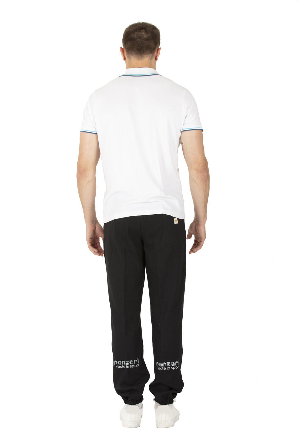 Pantalon Jogging Panzeri Uni H - Noir / Argent 3/5
