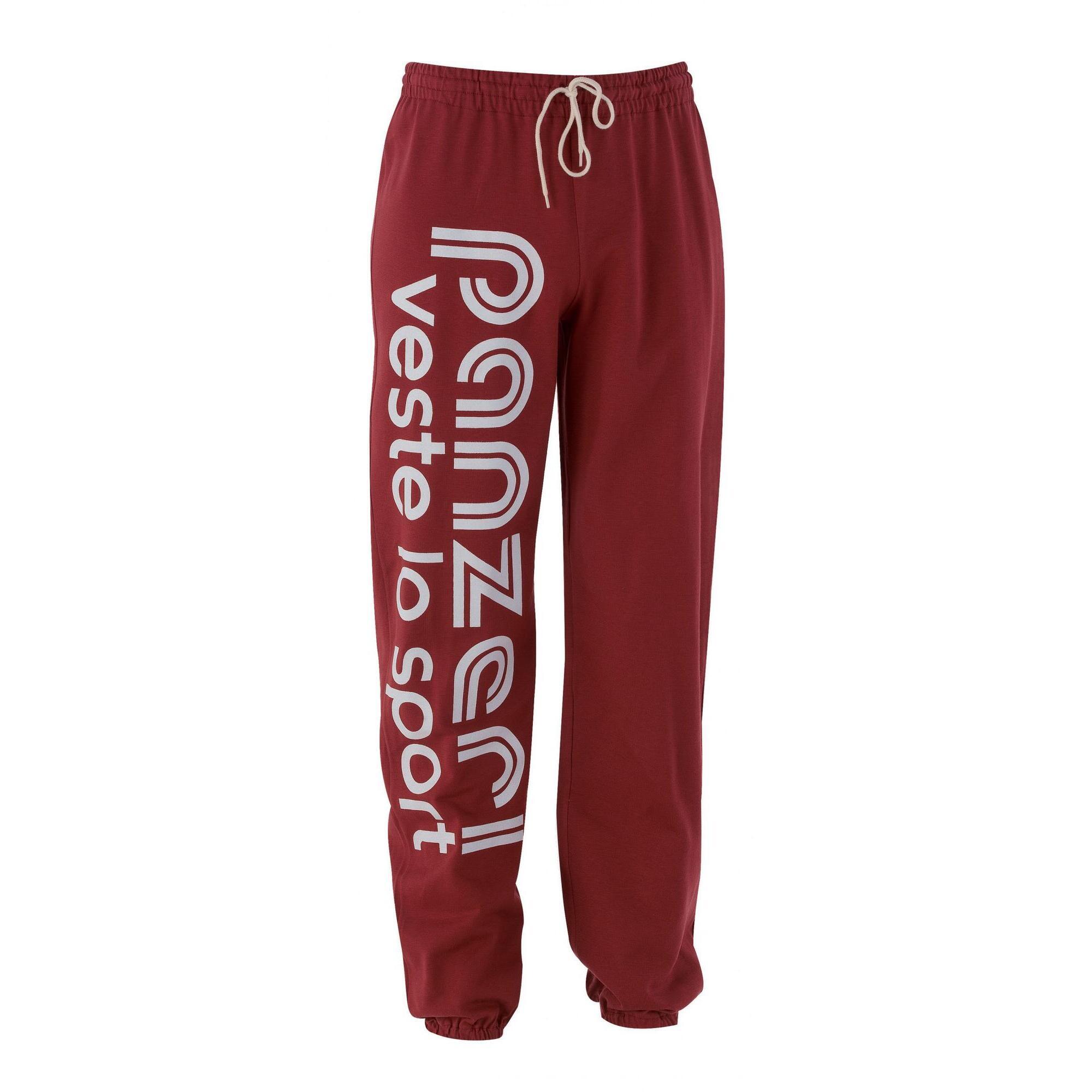 Panzeri - Pantalon Jogging Panzeri Uni H - Bordeaux / Blanc - Pantalons - Rouge - 38 S - Decathlon