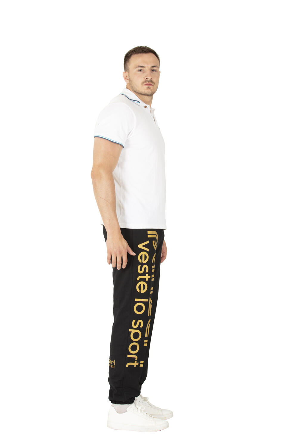 Pantalon Jogging Panzeri Uni H - Noir / Or 4/5