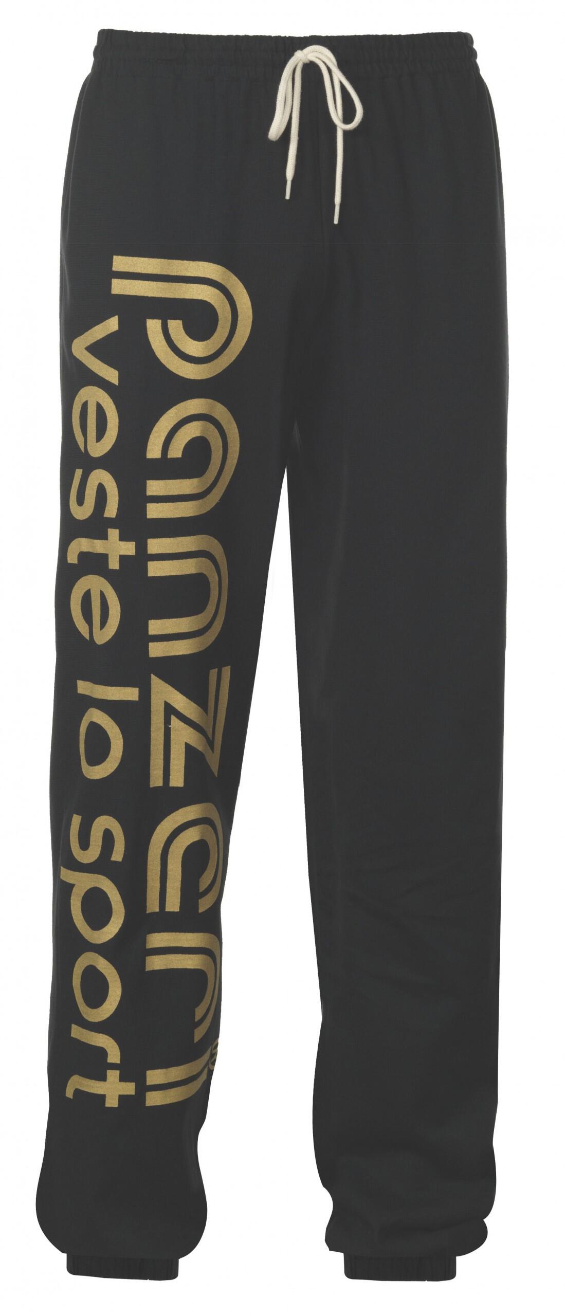Pantalon Jogging Panzeri Uni H - Noir / Or 1/5