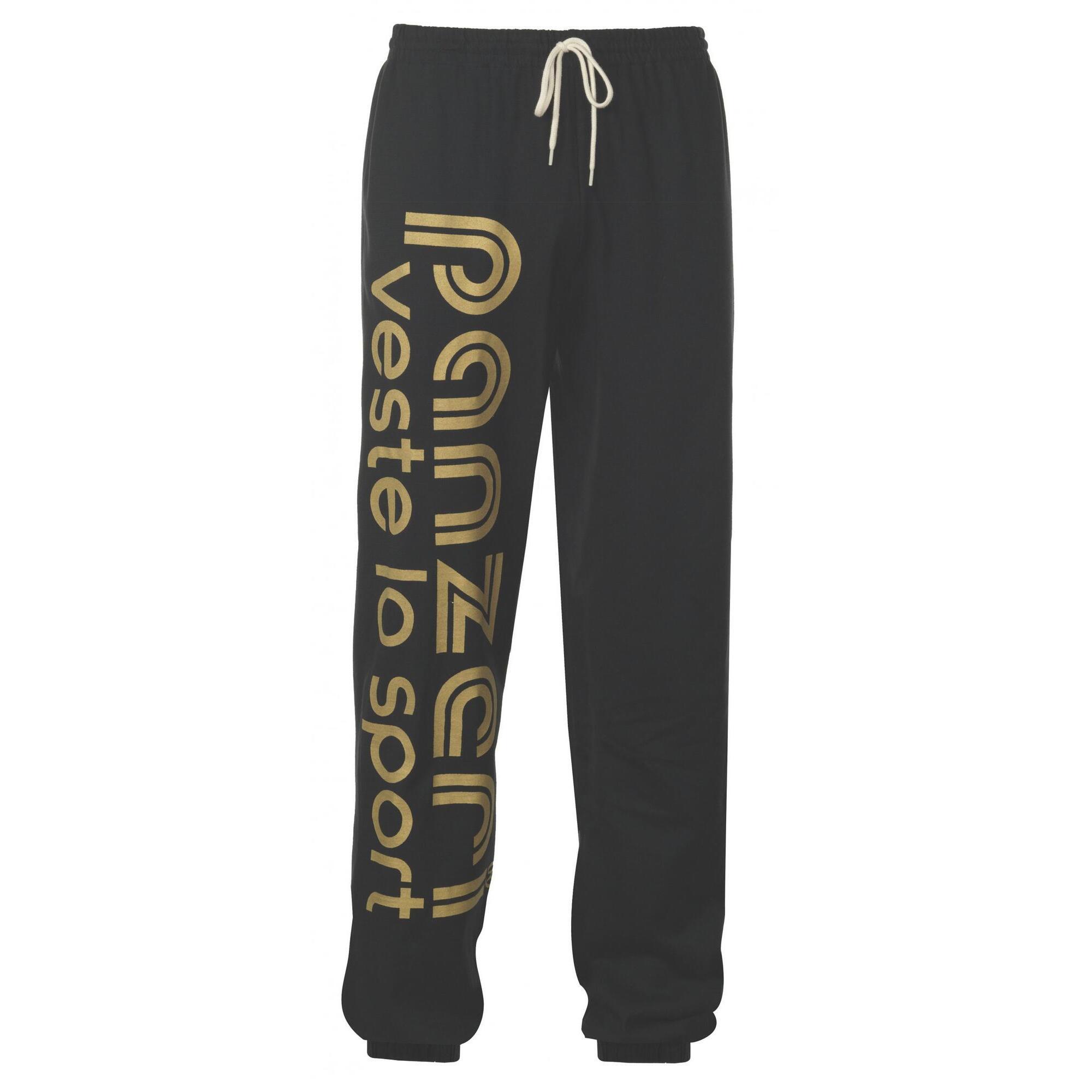 Pantalon Jogging Panzeri Uni H Noir Or PANZERI Decathlon