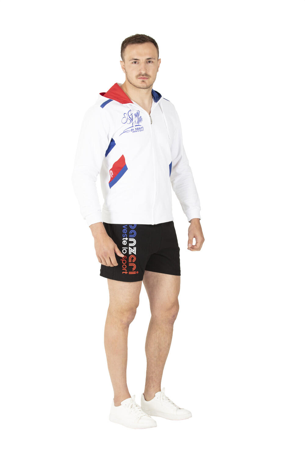 Short Panzeri Uni A - Noir / Bleu Blanc Rouge 2/5