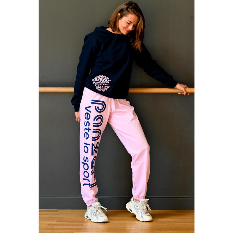Pantalon Jogging Panzeri Uni H - Rose / Marine