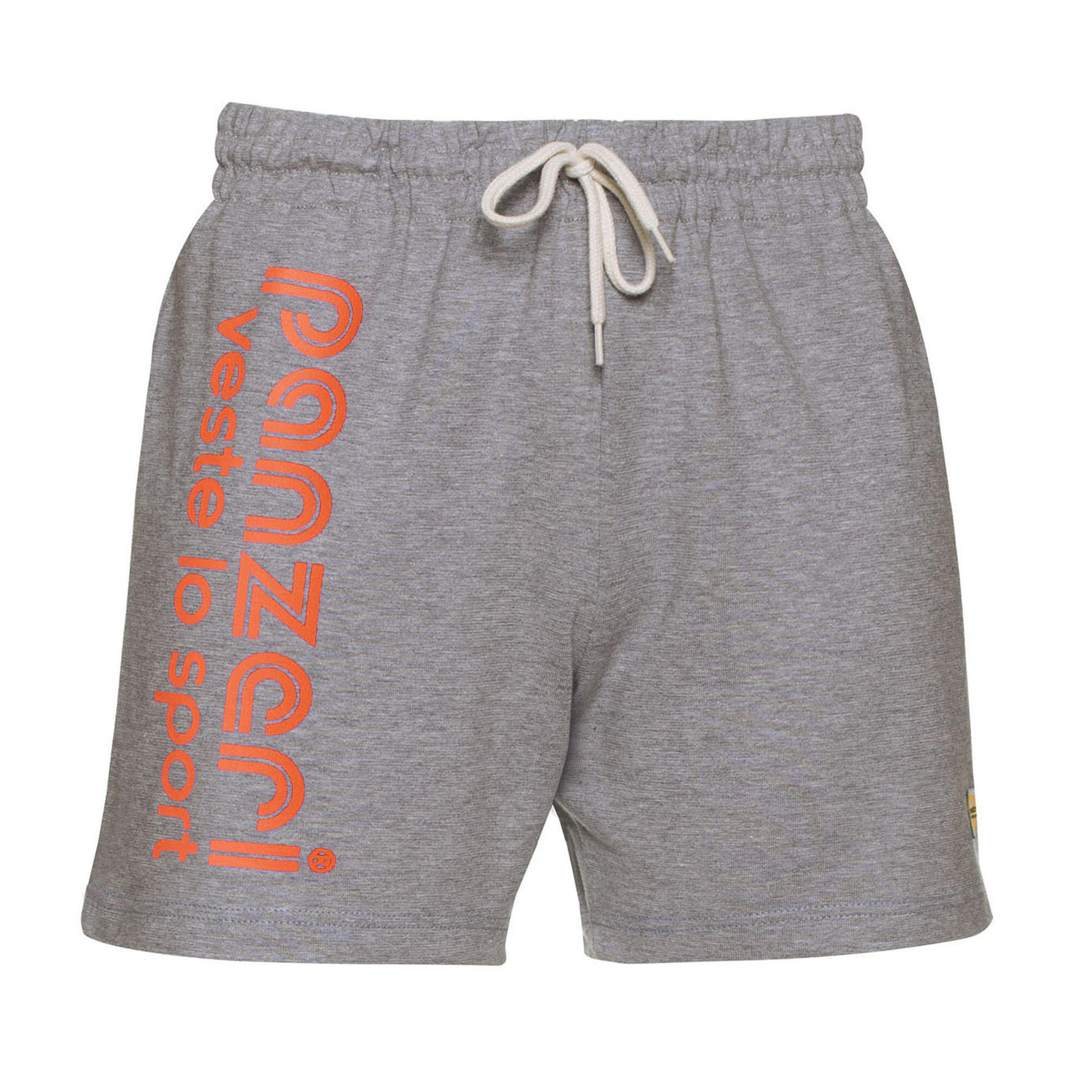Panzeri - Short Panzeri Uni A - Gris Chiné / Orange Fluo - Short - Gris - 48 Xl - Decathlon