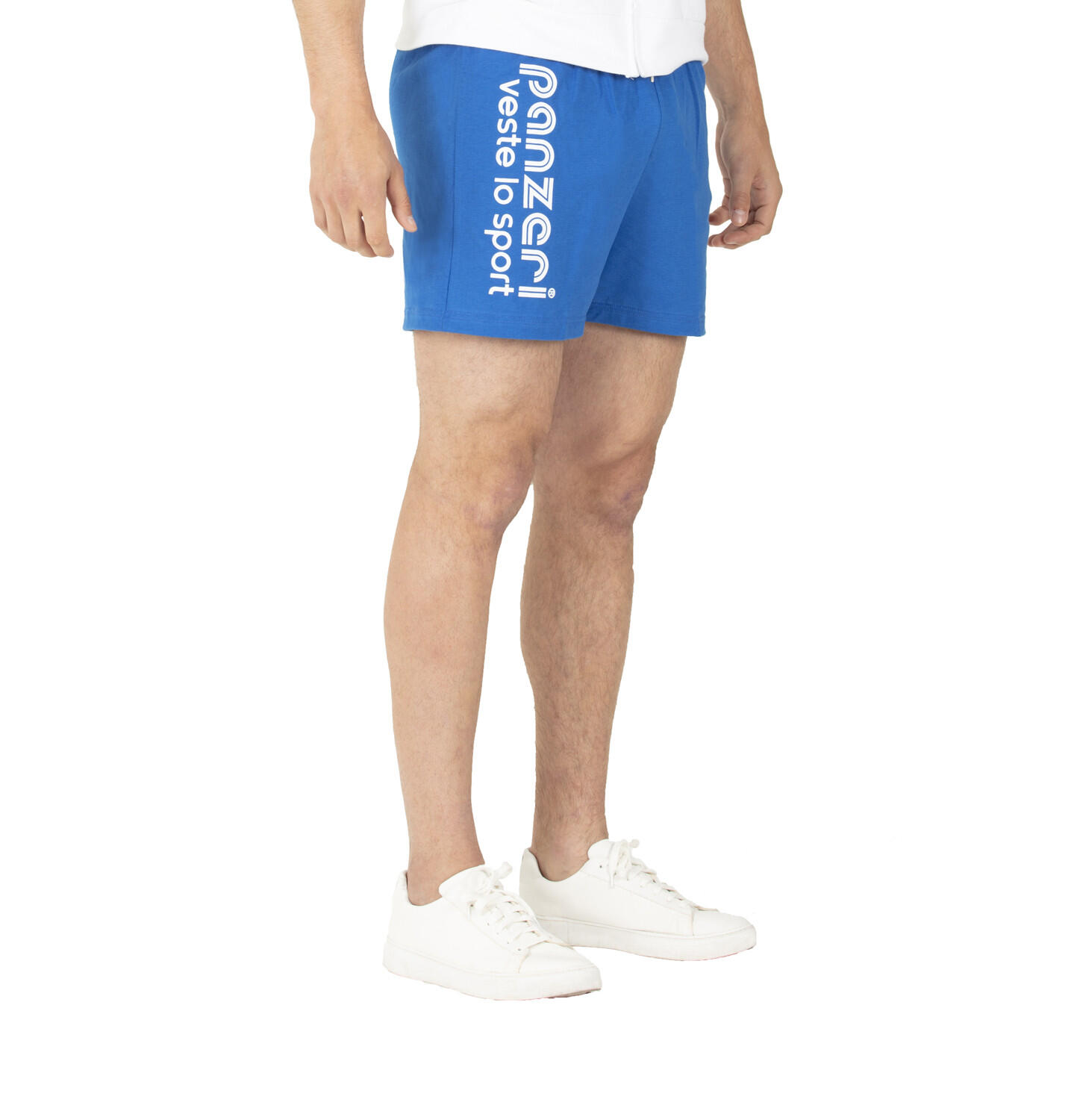 Short Panzeri Uni A - Bleu roi / Blanc 3/5