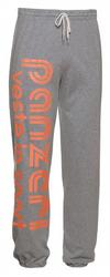 Pantalon Jogging Panzeri Uni H - Gris chiné / Orange fluo