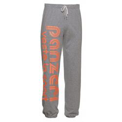 Pantalon Jogging Panzeri Uni H - Gris chiné / Orange fluo