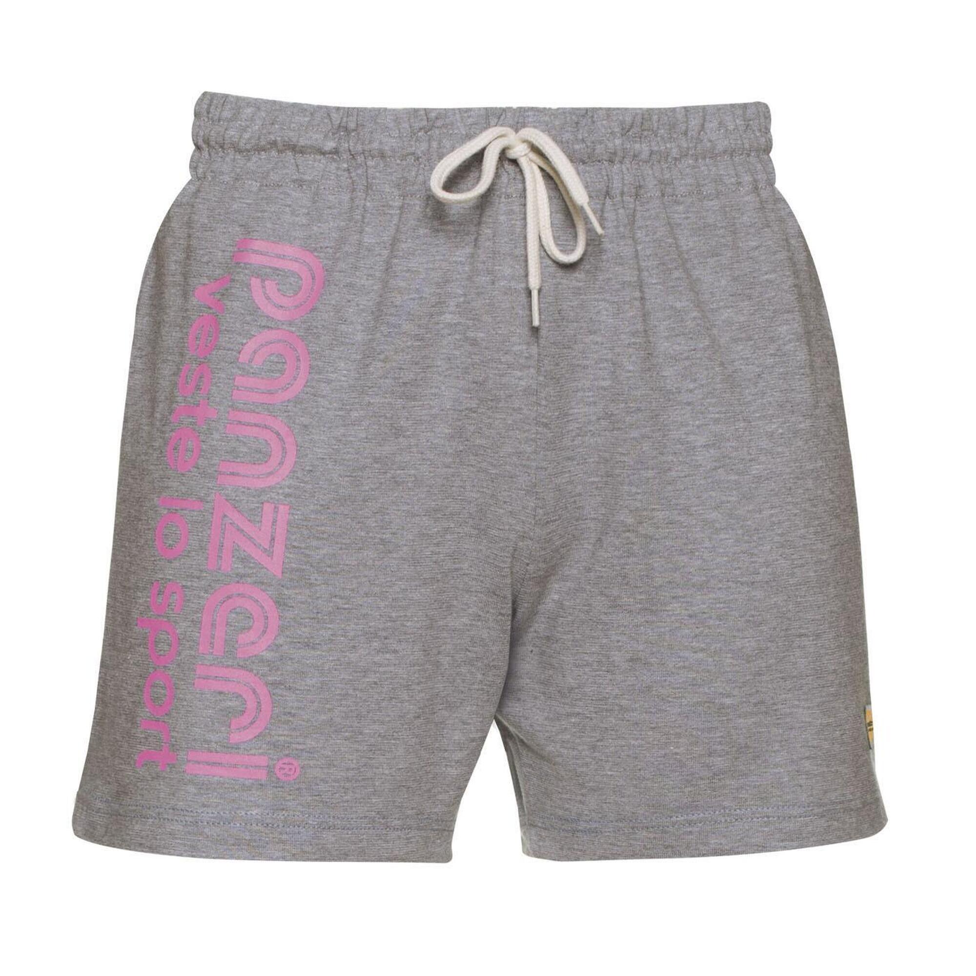 Panzeri - Short Panzeri Uni A - Gris Chiné / Rose Fluo - Short - Gris - 40 M - Decathlon
