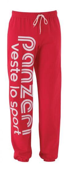 Pantalon Jogging Panzeri Uni H - Rouge / Blanc