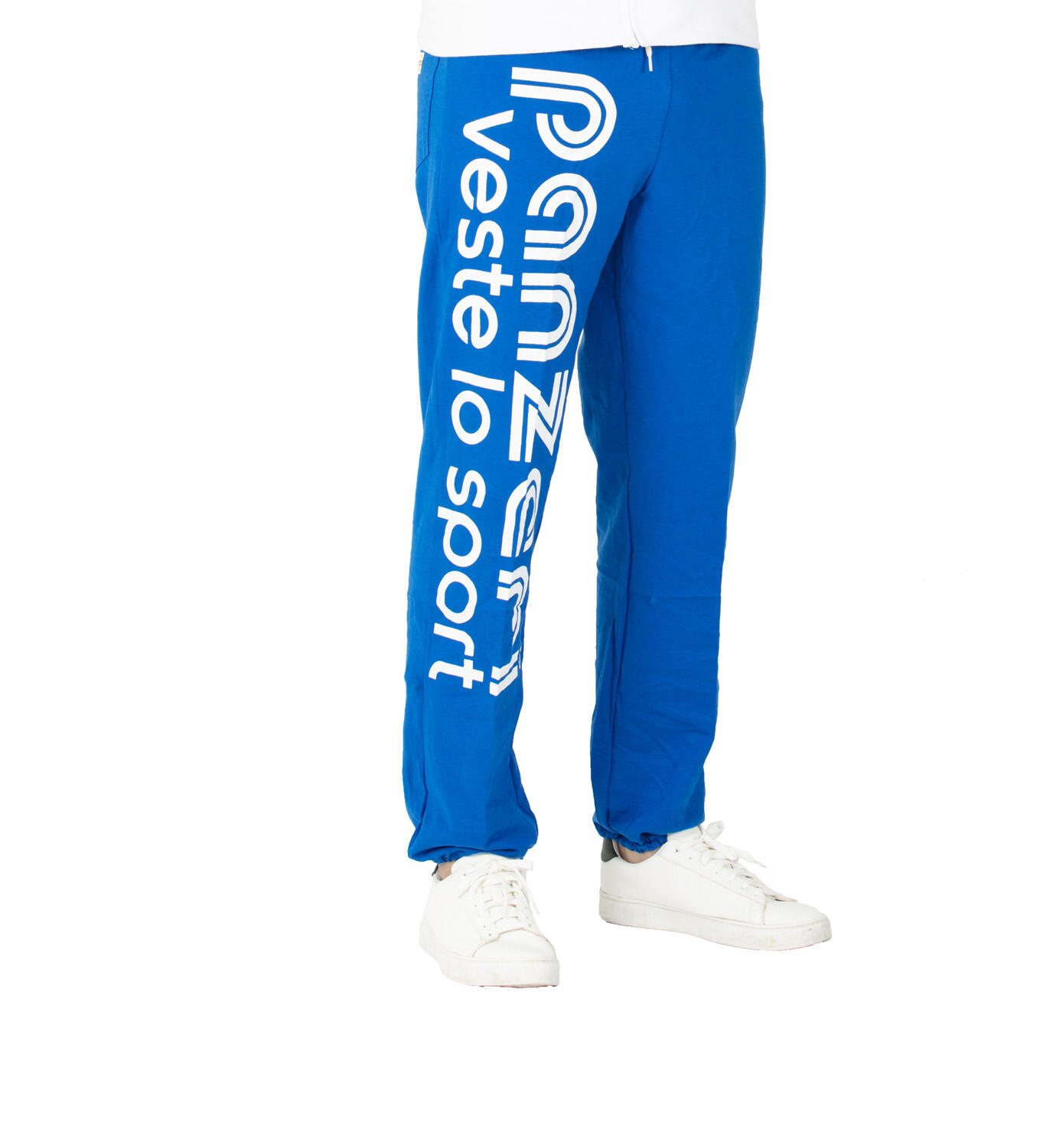 Pantalon Jogging Panzeri Uni H - Bleu roi / Blanc 3/5