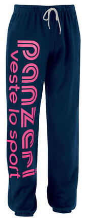 Pantalon Jogging Panzeri Uni H - Bleu marine / Fuchsia