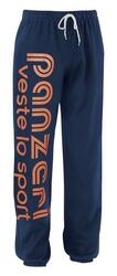 Pantalon Jogging Panzeri Uni H - Bleu marine / Orange fluo
