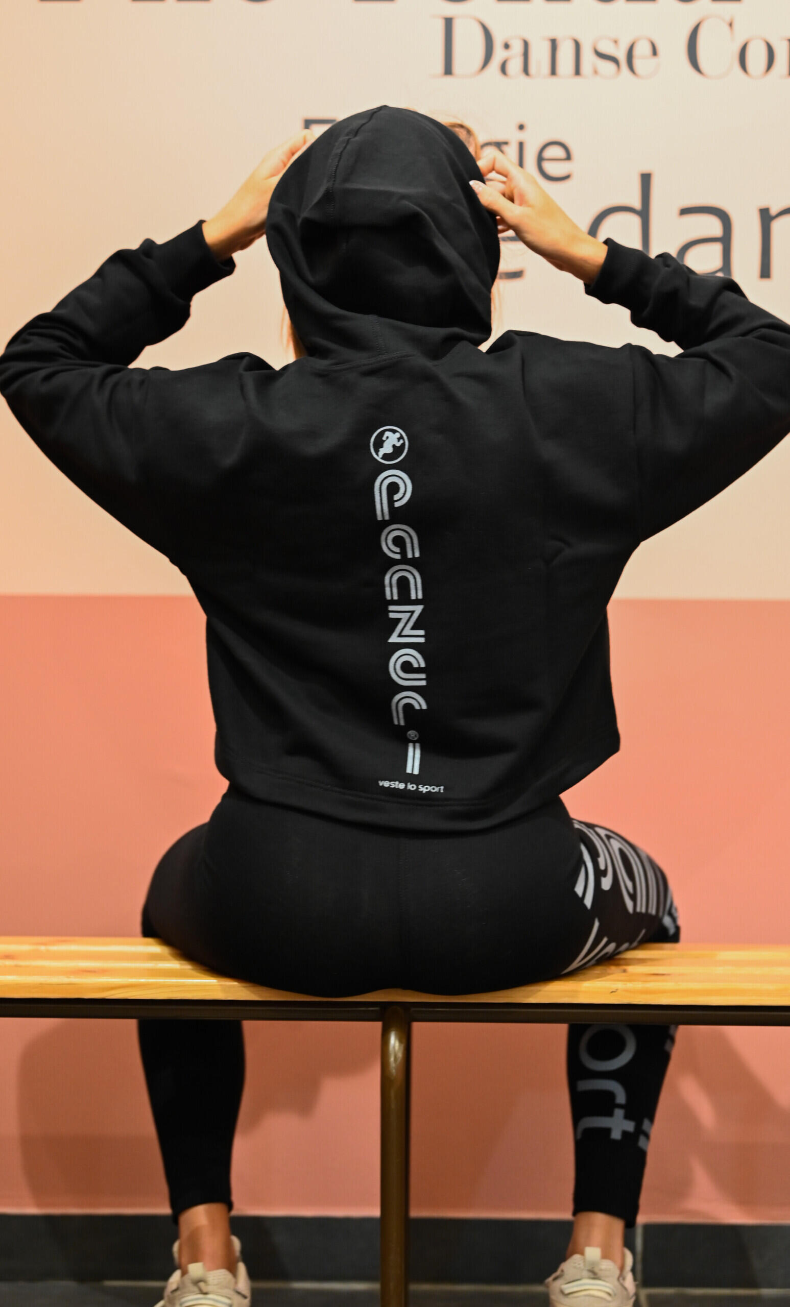 Sweat Panzeri Pretty KH Noir / Gris 2/5