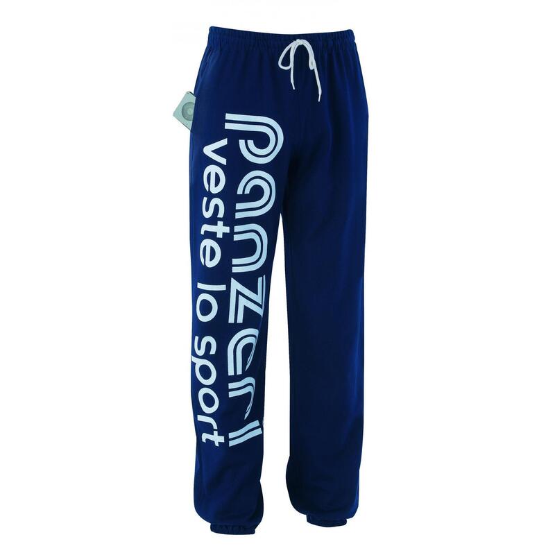Pantalon Jogging Panzeri épais Park O - Bleu marine / Blanc