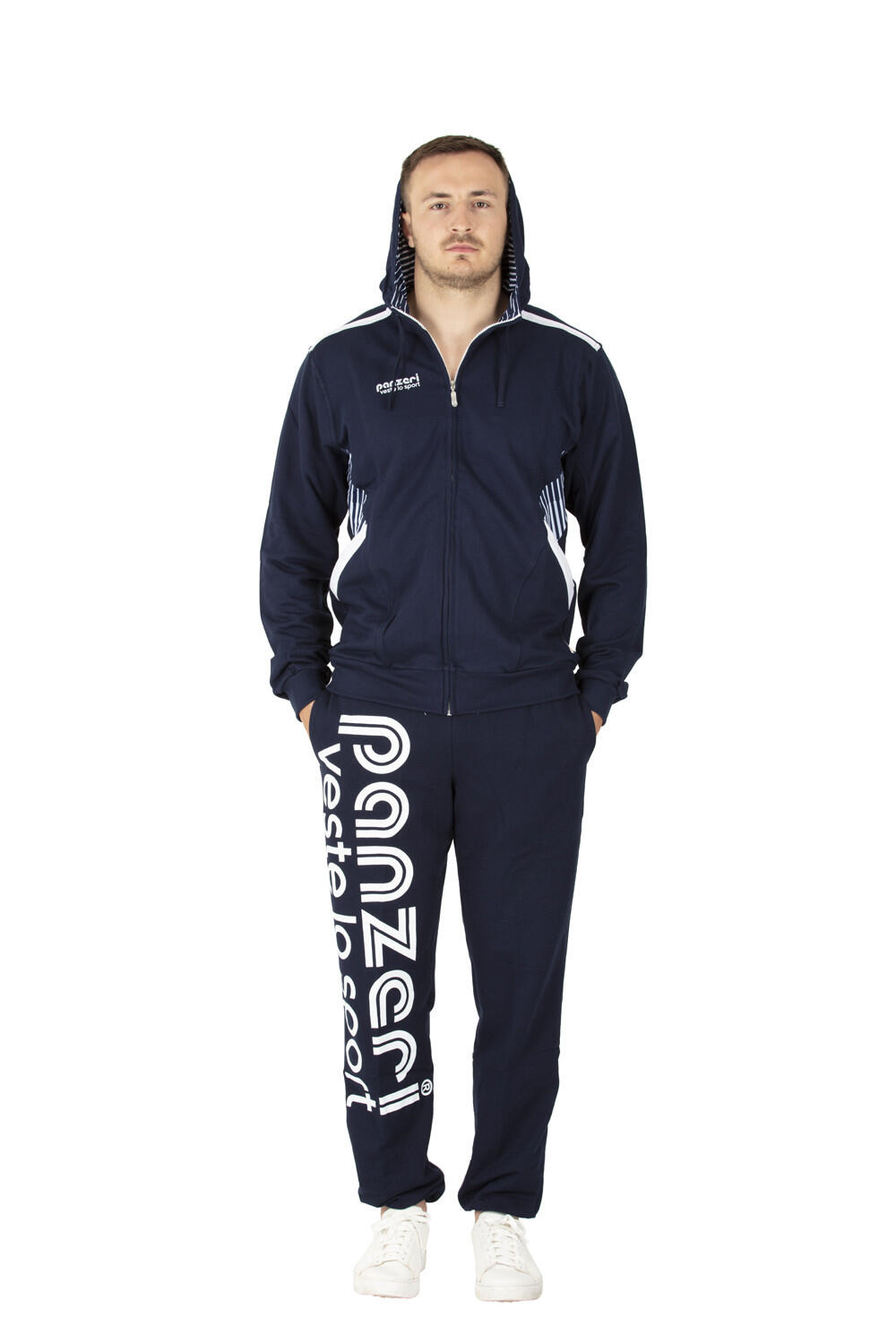 Pantalon Jogging Panzeri épais Park O - Bleu marine / Blanc 4/5