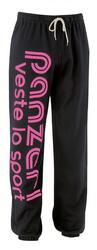 Pantalon Jogging Panzeri Uni H - Noir / Rose fluo