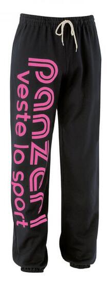 Pantalon Jogging Panzeri Uni H - Noir / Rose fluo