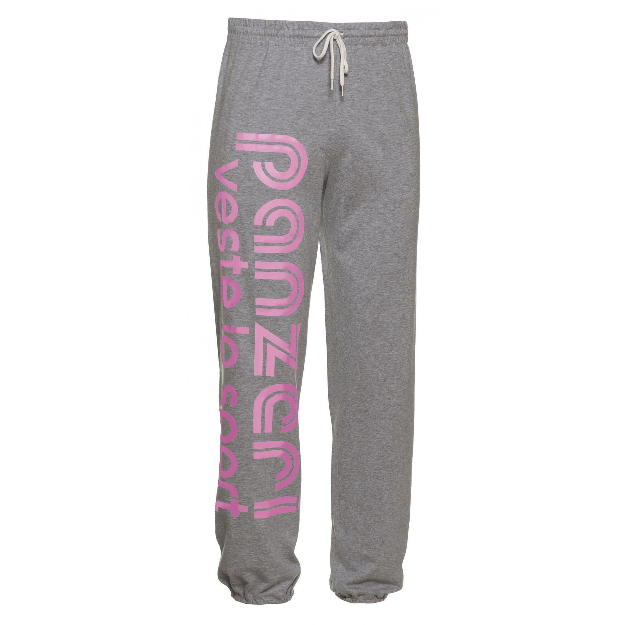 Panzeri - Pantalon Jogging Panzeri Uni H - Gris Chiné / Rose Fluo - Pantalons - Gris - 48 Xl - Decathlon