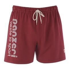 Short Panzeri Uni A - Bordeaux / Blanc