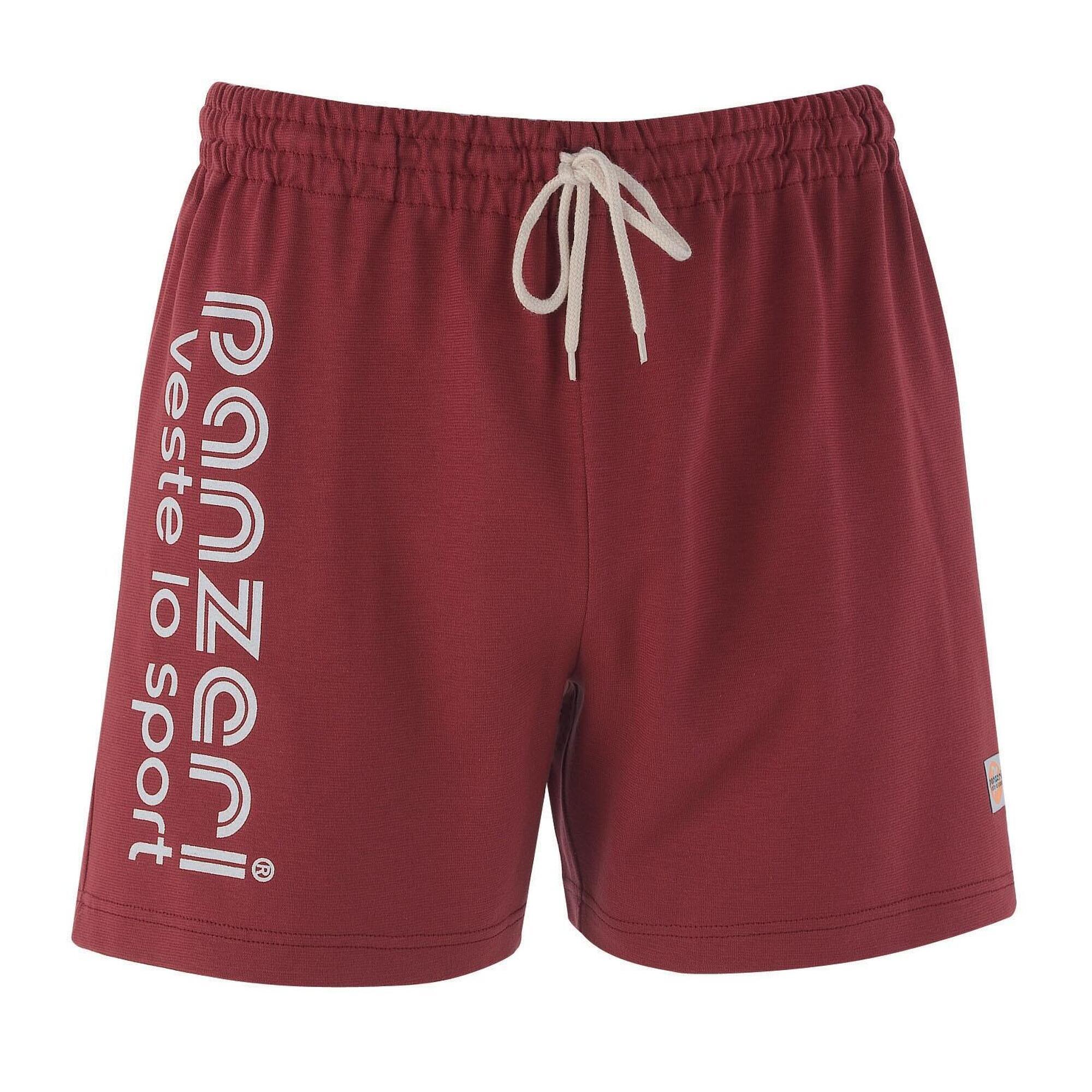 Panzeri - Short Panzeri Uni A - Bordeaux / Blanc - Short - Rouge - 42 M/l - Decathlon