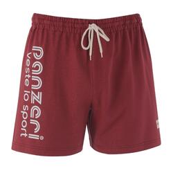 Short Panzeri Uni A - Bordeaux / Blanc