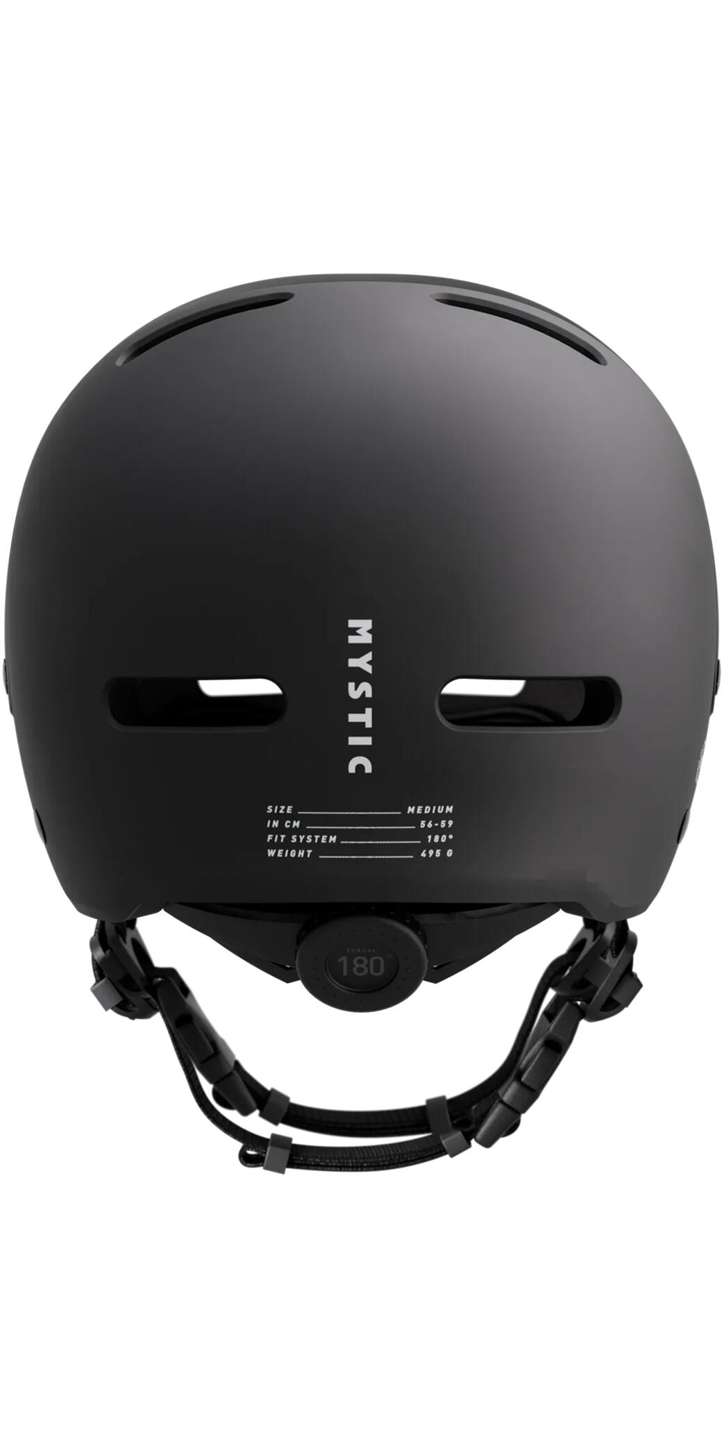 CASCO MYSTIC VANDAL NERO 3/5