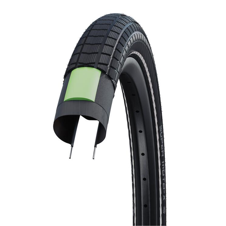 Schwalbe - Schwalbe Super Moto-x 20x4.00 (100-406 Fatbike Réflexe Noir - Pneu - Noir - Decathlon