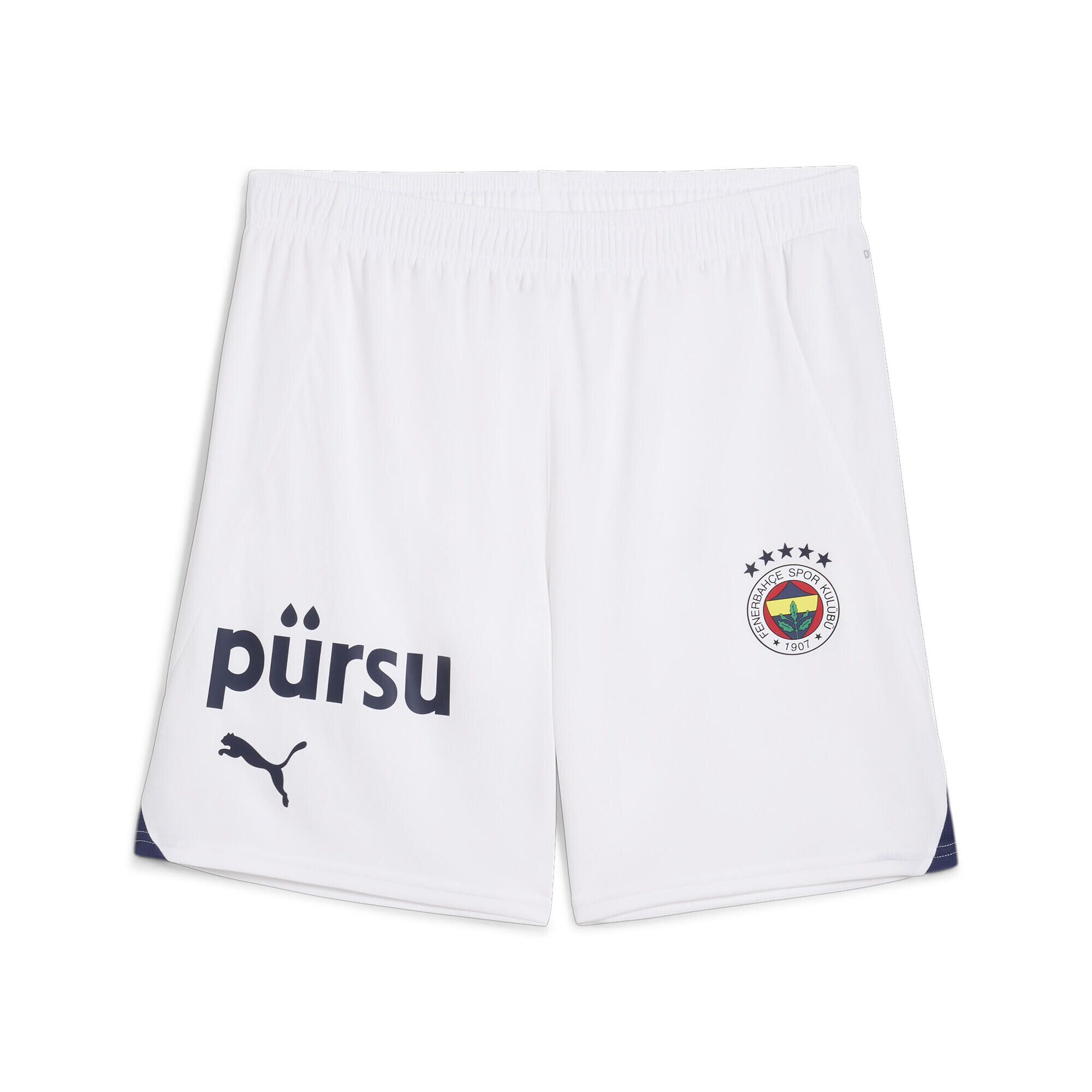 PUMA Pánské sportovní kraťasy Fenerbahçe SK 24/25 PUMA White Blue Violet