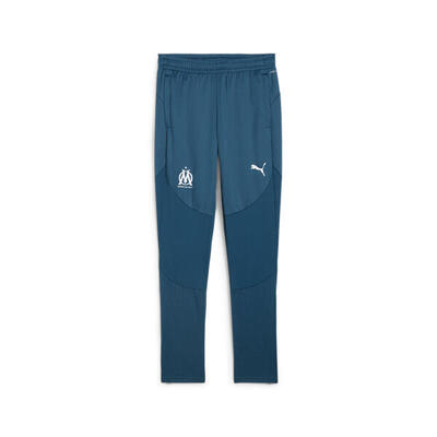 Olympique de marseille trainingsbroek voor jongeren puma ocean tropic white blue