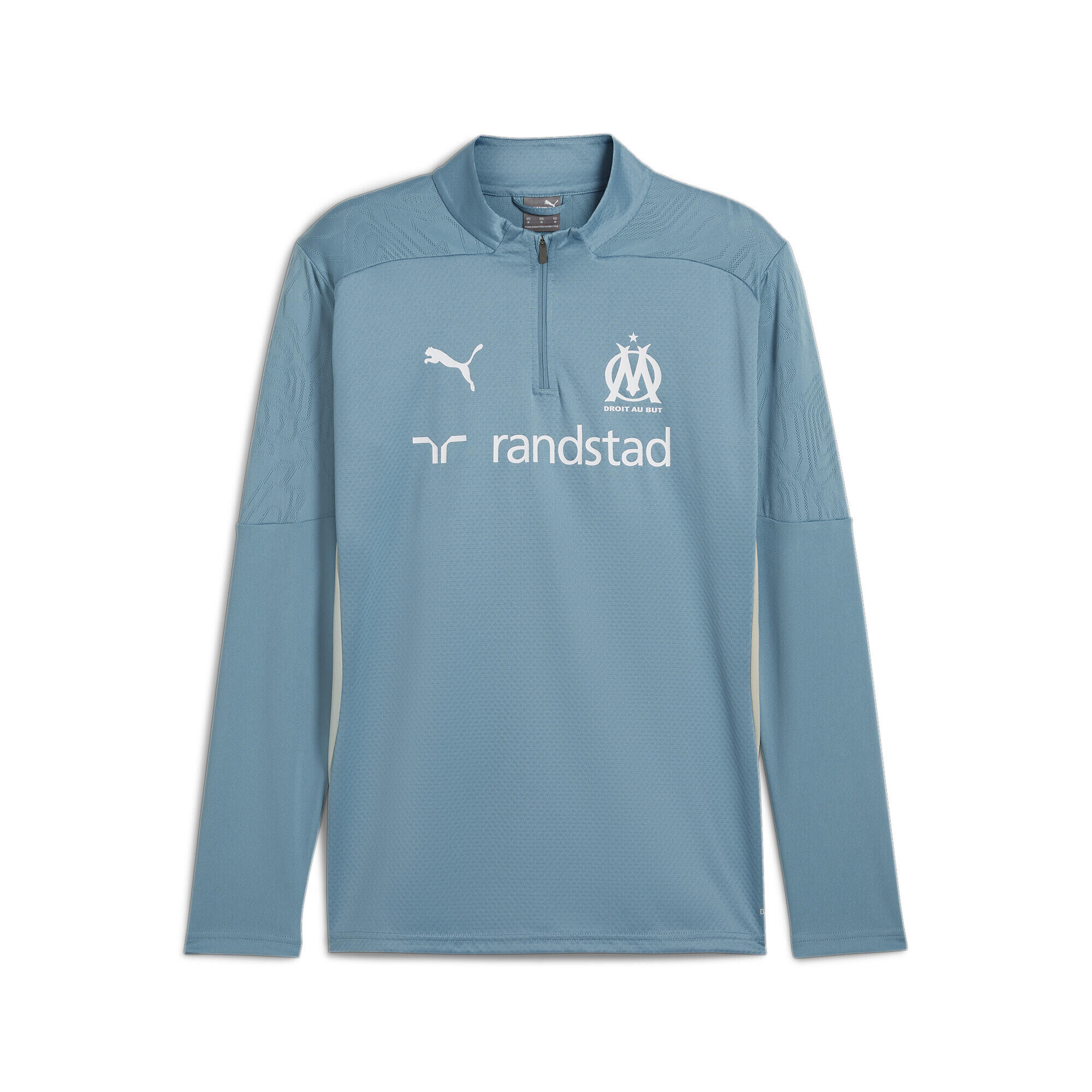Top de antrenament cu fermoar sfert Olympique de Marseille - Masculin PUMA