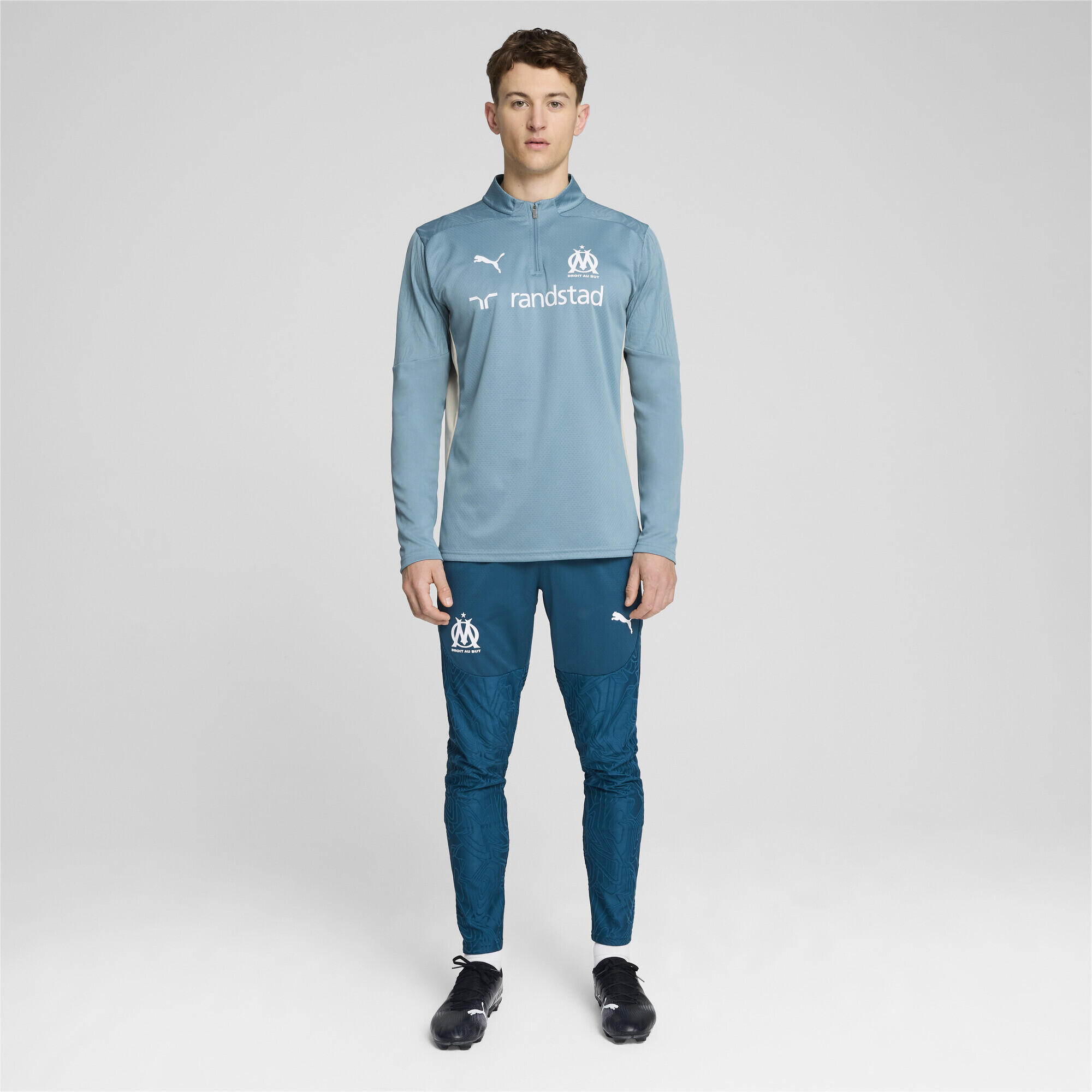 Olympique de Marseille trainingstop met kwartrits voor heren PUMA 6/7