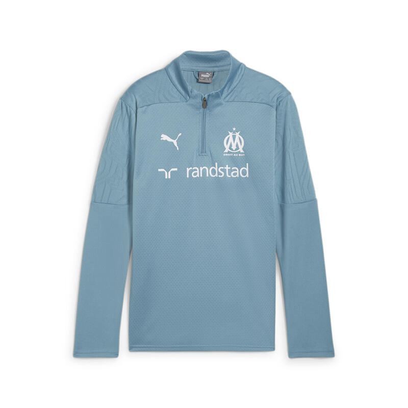 Haut d’entraînement à 1/4 zip Olympique de Marseille Enfant et Adolescent PUMA