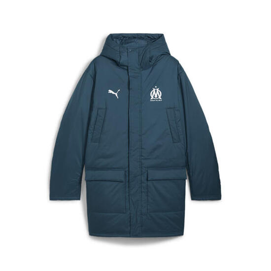 Veste d’hiver Olympique de Marseille Homme PUMA Ocean Tropic White Blue